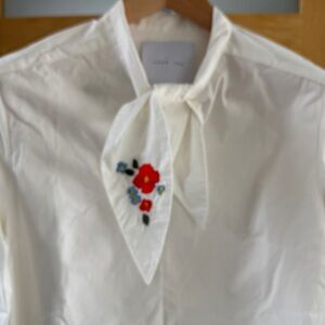 Naya Cream Blouse with Collar